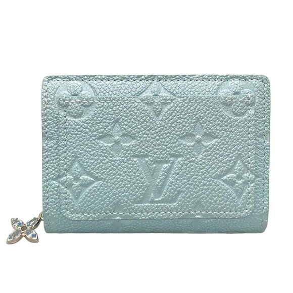 Auth LOUIS VUITTON Portefeuille Clare M12188 Azul Frost. Monogram Empreinte - Picture 2 of 11